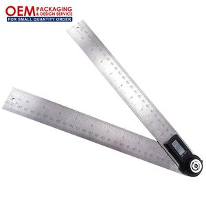 Règle de rapporteur 2-en-1 de haute qualité Compteur d'<span class=keywords><strong>angle</strong></span> numérique 300mm chaque bras (600mm) Fonction de verrouillage stable (OEM) - Product Image 1