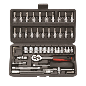 45pcs cờ lê ổ cắm Bộ 3/8 ( <span class=keywords><strong>1</strong></span>/<span class=keywords><strong>4</strong></span> ") từ Đài Loan - Product Image 1