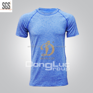 Ropa Deportiva funcional para hombres, camiseta de alta calidad, camisetas en blanco de Vietnam, estampado informal OEM para adultos, cuello redondo - Product Image 2