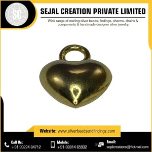 Charm cheval en argent sterling 925 plaqué or pour les mariages - Product Image 4