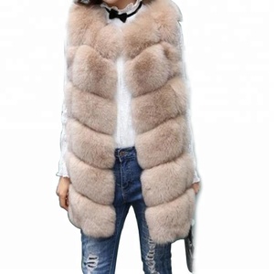 Tinti Reale Più Il Formato Pelliccia di Volpe Gilet Gilet Gilet <span class=keywords><strong>Senza</strong></span> <span class=keywords><strong>Maniche</strong></span> - Product Image 1