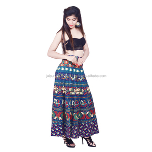 กระโปรงคลุมท้องผ้าฝ้ายสำหรับผู้ใหญ่, กระโปรงคลุมคุณแม่ดีไซน์แบบอินเดียลำลองขนาดใหญ่พิเศษสไตล์ทึบสำหรับฤดูร้อน - Product Image 2