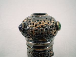 BR113 Lampe électrique de brûleur d'encens de bâton de bougeoir islamique fait main pour diffuseur de parfums et d'aromathérapie - Product Image 3