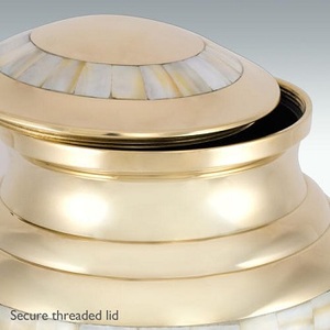 Ensemble d'urnes funéraires en nacre émail fini urne funéraire adulte pour la maison hôtel Restaurant funérailles urnes de cendres humaines - Product Image 3
