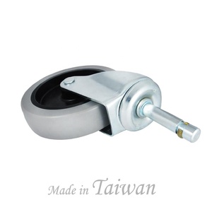 Roulette CCE 4 pouces tige en laiton roulette pour roues de meubles - Product Image 3