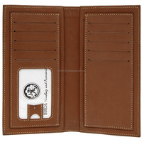Dompet Tipis Berkualitas Tinggi Wanita Unisex Kulit ASLI Panjang RFID Fashion Resleting Poliester Logo Kustom Slot Kartu Kredit