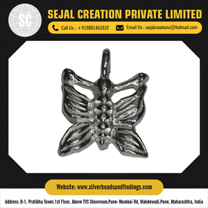 Venta al por mayor por encargo Vintage Aum plata esterlina 925 encanto colgantes de alta calidad colgantes finos y dijes para la venta - Product Image 4