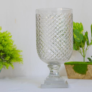 Florero de cristal para decoración de boda, jarrón de mesa de aspecto real de lujo de alta calidad, para el hogar y el hotel, gran oferta - Product Image 1