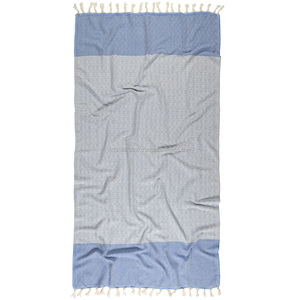 Kasikci Pestemal Turkish <b>Towels</b>, Hammam <b>Towel</b> Turkey Wholesale - <b>Beach</b> Blanket&<b>Towel</b> / Antresite Grey Color Classic Collection - Product Image 5