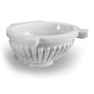 อ่างอาบน้ำหินอ่อนสีขาวคุณภาพเยี่ยมดีไซน์ทันสมัยจากผู้จำหน่ายเทคนิคธรรมชาติของตุรกี - Product Image 1