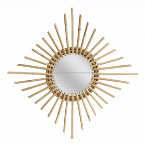 Vintage Rattan Mirrors for Wall Decor - Product Image 3