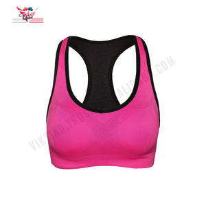 Sujetador deportivo para mujer con logotipo personalizado, ropa deportiva acolchada para gimnasio para mujer, chaleco para correr, sujetador de Yoga para mujer - Product Image 2