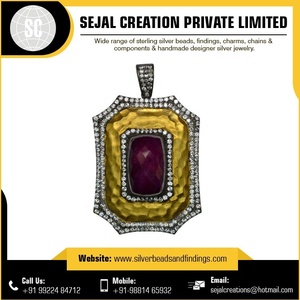 Colgante de Plata de Ley con Diseño Moderno para Unisex, Aniversario - Creaciones Sejal - Product Image 6