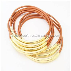 Pulsera, Brazalete, Pulsera Envolvente, Pulsera de Cuero, Pulsera Bohemia, Pulsera Apilable, Brazaletes Apilables Hechos a Mano Magic - Product Image 1