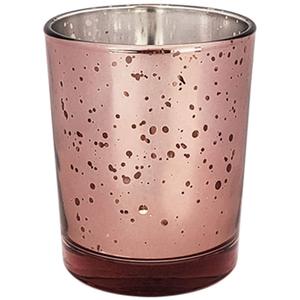 Bougeoirs votifs en verre Fuchsia Mercury moucheté pour fêtes de mariage et décoration intérieure - Product Image 5