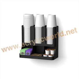 ที่จัดระเบียบเครื่องปรุงรสกาแฟแบบอะคริลิคบาร์เครื่องปรุงกาแฟแบบกำหนดเองได้จากโรงงาน - Product Image 3