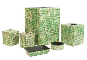 Articles ménagers Ensemble d'accessoires de salle de bain pour décoration de maison de luxe - Product Image 3