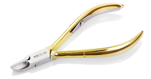 NGHIA N-112 Pince à cuticules professionnelle de haute qualité en acier dur, finition dorée, ensemble de manucure et pédicure, prêt à l'exportation - Product Image 2