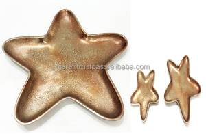 Nueva tendencia, forma de latón única, bandeja de exhibición de comida de Metal de lujo moderna, mesa, decoración del hogar, utensilios de cocina con logotipo personalizado - Product Image 6