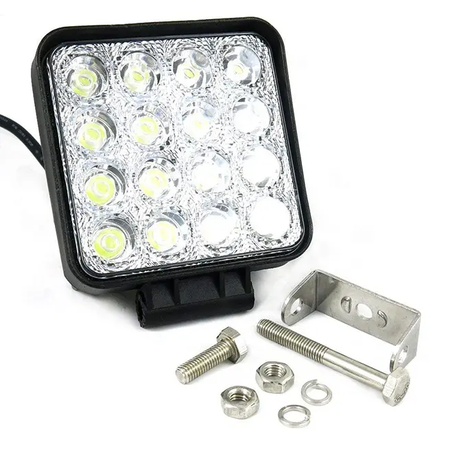 cheap price 48 watt led flood light, high lumen spot led light 48watt, 12volt 48w led work lamp for truck
