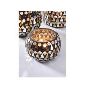 Support de bougie en mosaïque, magnifique porte-bougie décorative en céramique, fait à la main, pour voitures, - Product Image 4