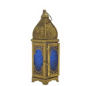 Home <b>Decoration</b> Lighting Lamp Candle Holder Christmas <b>Decoration</b> Item <b>Moroccan</b> Lantern Colored Glass Lantern <b>Decorative</b> Lamp - Product Image 1