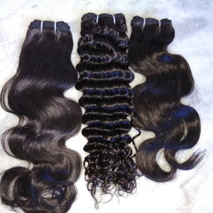 Extensiones de Cabello Virgen. Cabello Humano Indio con Trama Fina 100% Sin Procesar al por Mayor. Precio de Fábrica al por Mayor Cabello Humano Natural - Product Image 6