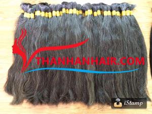ขายส่งดิบเวอร์จินสีเทาสีขาวมนุษย์ผมสีธรรมชาติที่ยังไม่ได้เป็นกลุ่มผมดิบ - Product Image 2