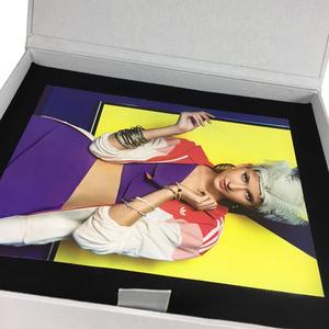 Boîte à photos en tissu de lin avec logo personnalisé alimenté par USB avec un design unique pour les accessoires de studio photo - Product Image 2