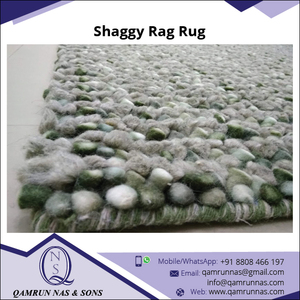 พรมขนปุยสีเทาแบบพรีเมียมพรมทอมือแบบกลับได้เทคนิคการทอลายทางพรมปูประตูแบบทันสมัยรูปทรงตามต้องการ - Product Image 3