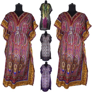 Vestido largo caftán de moda para mujer, venta al por mayor, ropa de Dubái - Product Image 2