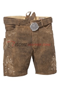 Oktoberfest Bavarian Lederhosen <b>Shorts</b> Plus Size Anti-Wrinkle Embroidered <b>Maternity</b> Friendly - Product Image 4