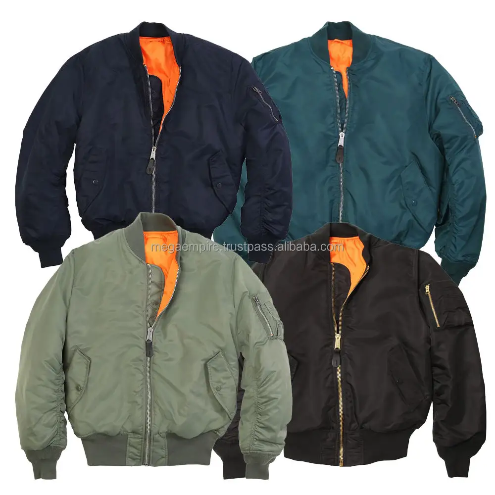 Куртка-бомбер на заказ, куртки-бомбер с ремешком и левым карманом, куртка MA-1, индивидуальные летные куртки
