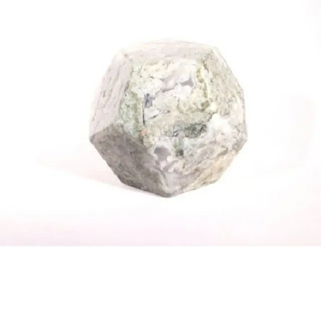 モス瑪瑙石十二面体クリスタルナチュラルレイキヒーリングクリスタルジェムストーントロフィークリスタルクラフト卸売業者ジェムストーン