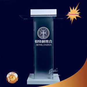 Podio acrílico de plástico, soporte grande de alta calidad para iglesia, parlante - Product Image 3