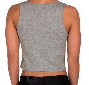 Débardeur court sexy pour femme, haut de sport extensible en maille pour la salle de sport et le yoga, style anglais en spandex/coton - Product Image 2