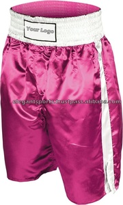 Pantalones cortos de poliéster para boxeo y kick Boxing, logo personalizado, 100% - Product Image 3