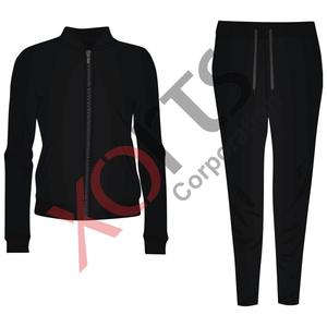 Ensemble de survêtements unisexes deux pièces en polaire de polyester, antibactérien, respirant, pour le sport et le streetwear, poids lourd - Product Image 1
