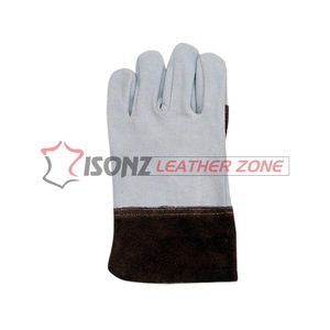 Gants de soudage en cuir de vachette ISONZ Leather Zone Taille XL, gants de sécurité avec doublure en coton, anti-coupure, antidérapants, anti-impact (niveau 3) - Product Image 5