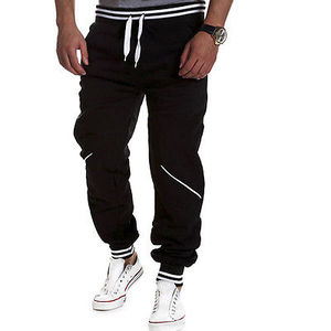 กางเกงวอร์มขายาวสำหรับเด็กผู้ชาย,กางเกงวิ่งแบบลำลองกางเกงวอร์มเล่นยิมสีพื้นสำหรับผู้ชาย - Product Image 3