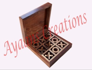 Premium Tic Tac Toe Choose from board games, card games, <b>puzzle</b> games, party games, educational games by AYAANS - Product Image 2