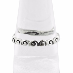 Bagues en argent massif 925 de forme Midi à la mode, bijoux uniques en argent, fabricant de bijoux indiens - Product Image 5