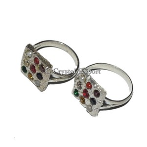 Anillo de Chakra curativo R 139 Planet Vastu, compra en línea, de cristal - Product Image 4