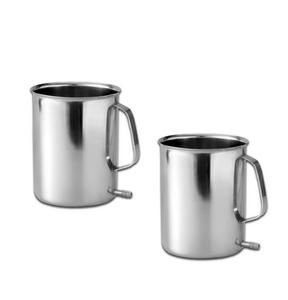 Dispositivo de irrigación de lata de ducha quirúrgica para Hospital, fuente de alimentación Manual de acero inoxidable, ropa hueca, tamaño 1,0 a 2,0 Ltr - Product Image 1