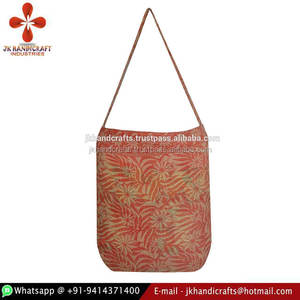 Lady Cotton Floral Print Kantha Messenger Bags Shoulder Bag - Product Image 3