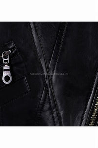 แจ็คเก็ตหนังเทียมและหนังแท้สำหรับผู้หญิงแฟชั่นโบราณ - Product Image 3