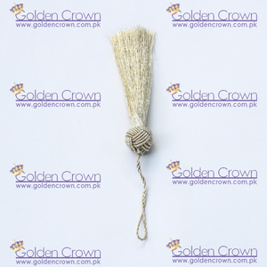 Borlas Decorativas Metálicas Doradas para Textiles del Hogar, 100% Poliéster, Tamaño Personalizado - Product Image 5