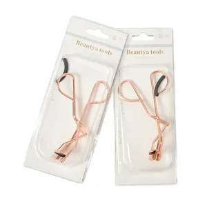 Bán Buôn Tùy Chỉnh Thép Không Gỉ Eyelash Curler Beauty Tools Set Eyelash Curler Nhãn Hiệu Riêng Rose Gold Eyelash Curler