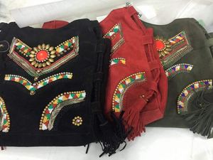 Bolso de mano tradicional de Banjara, con amarre y cuentas, indio, bonito - Product Image 2
