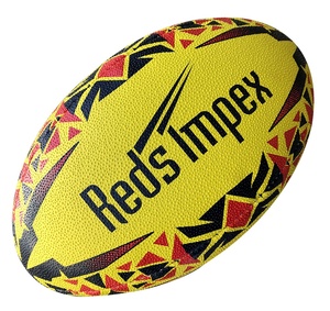 Balón de Rugby de Primera Calidad Hecho de Caucho Sintético, Logotipo Personalizado Disponible, Rendimiento de Grado Profesional, Duradero y de Larga Duración - Product Image 1